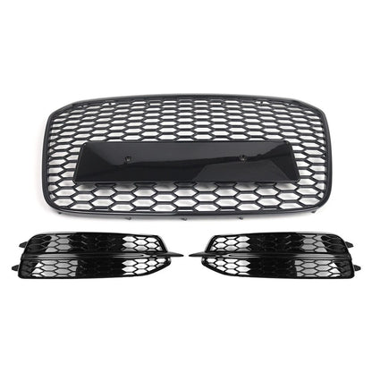 Grille with Fog Light for Audi A6 S6 (2012–2014)