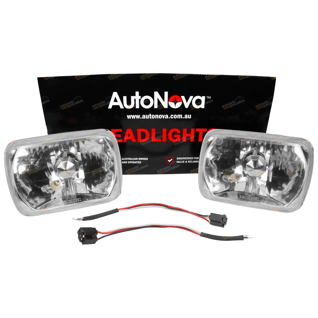 2 Multi Reflective Lenses for Headlight H4 Conversion + Park (200mm x 142mm)