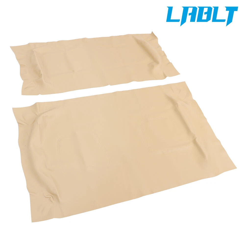 Waterproof Tan Leather Front Seat Covers for Club Car DS (2000.5–Present)