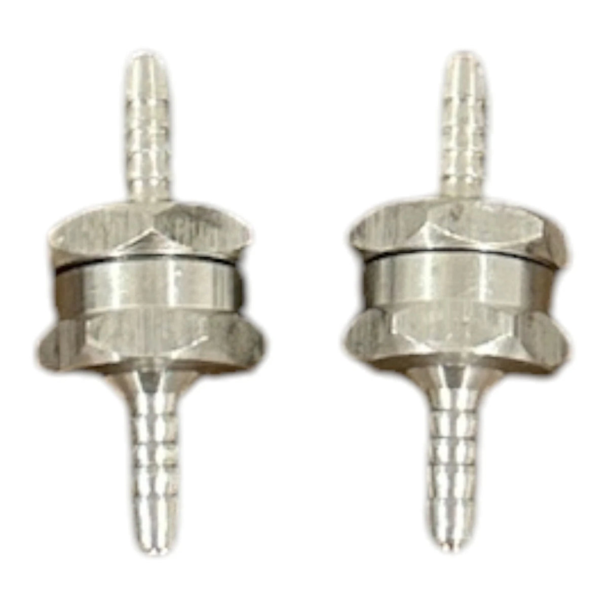 2X Fuel Check Valve for Diesel Gasoline 10mm OD (Inline Non Return)