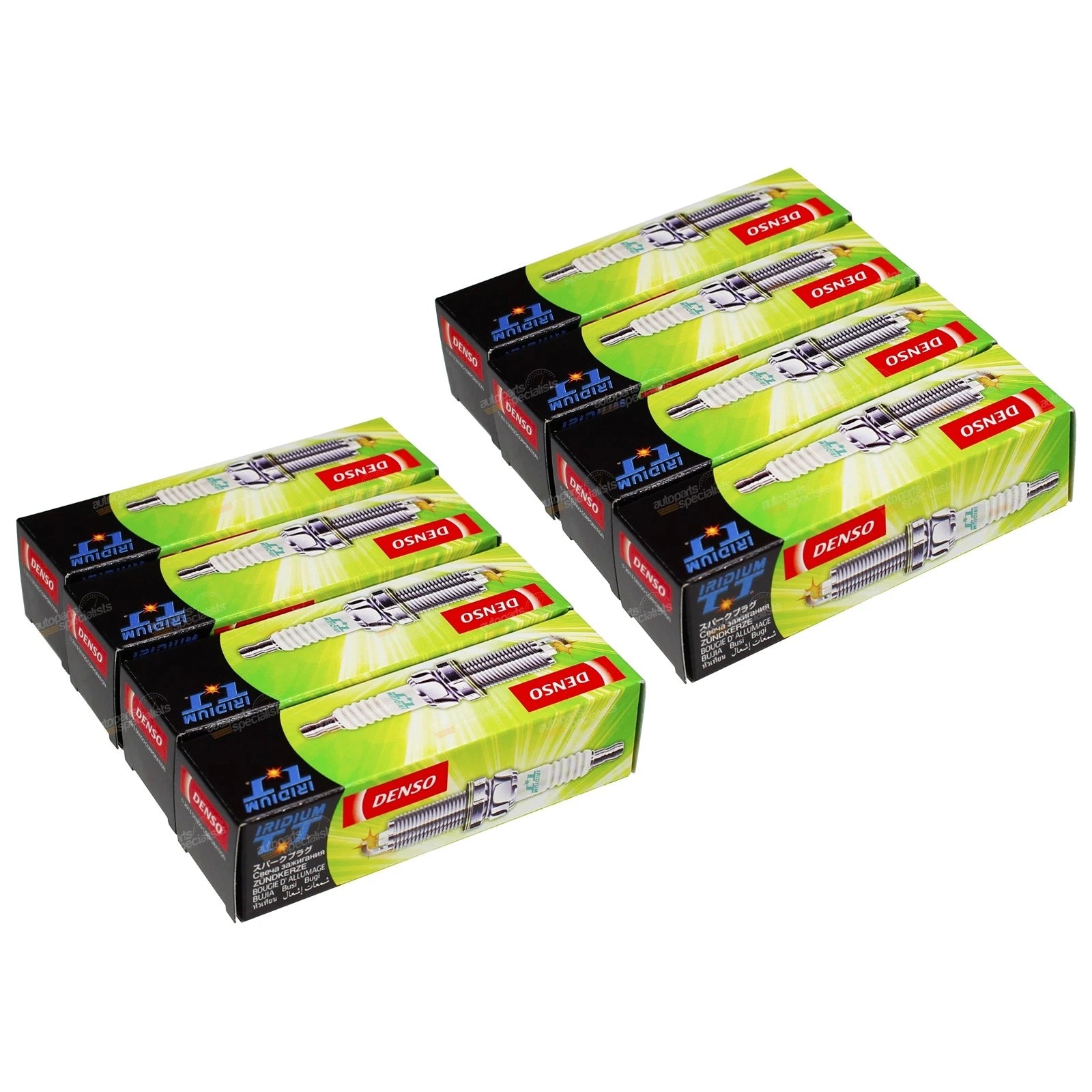 8 Denso Iridium Spark Plugs for Rolls Royce Silver Shadow MK I (1970)