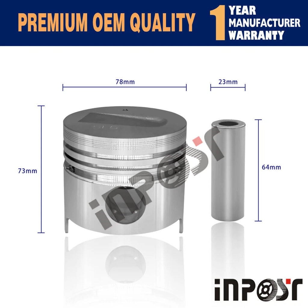 STD Overhaul Rebuild Kit S3L S3L2 for Mitsubishi Engine