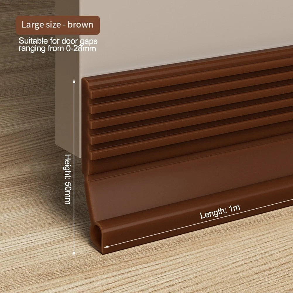 Self Sticky TPE Door Seal Strip 1M for Insulation (Universal Fit)