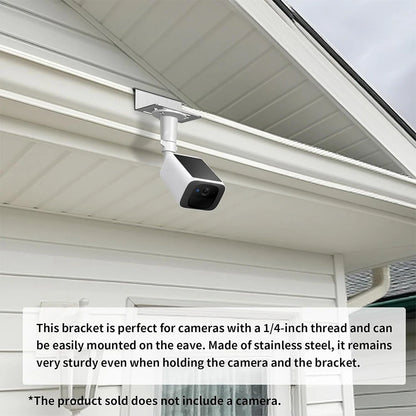 Stainless Steel Gutter Mount for Cameras and Solar Panels