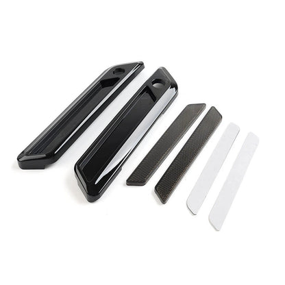 Latch Cover With Smoke Reflector Black For Harley Touring Electra Glide 2014-up