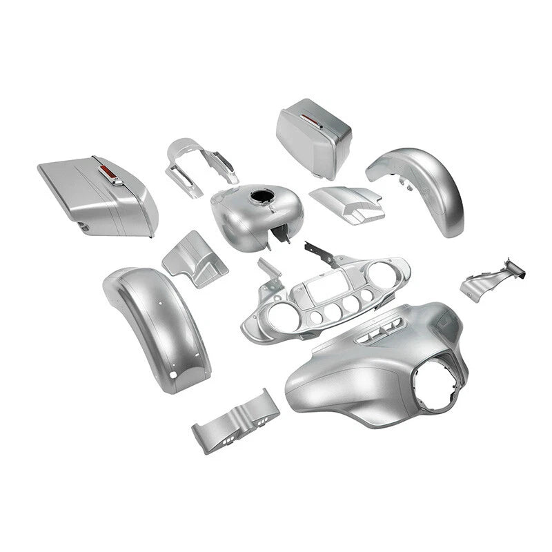 Fairings Bodywork for Harley Street Glide (2014–2024) Brilliant Silver Pearl