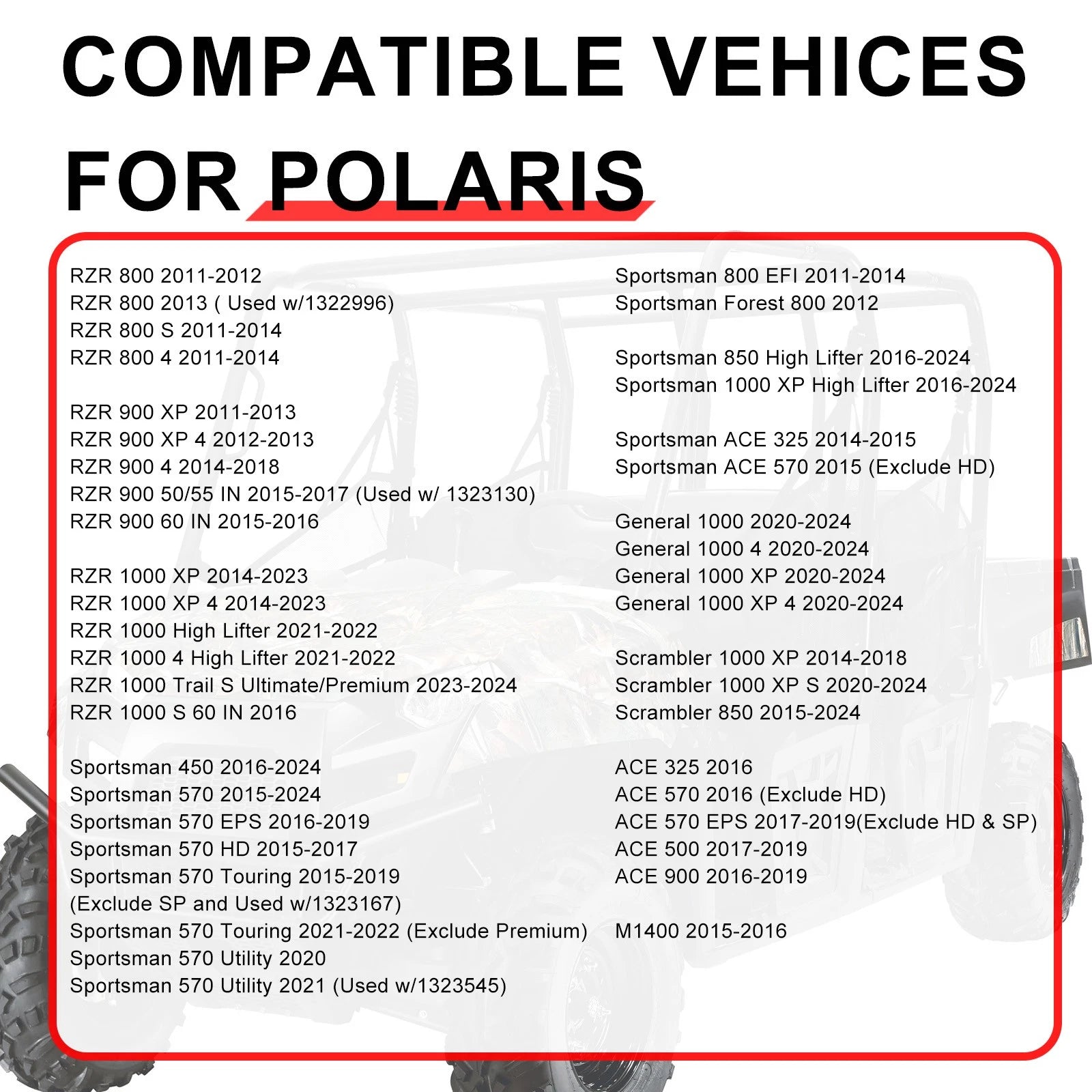 Primary Clutch Needle Bearing 3514609 for Polaris Sportsman ACE (2014–2020)