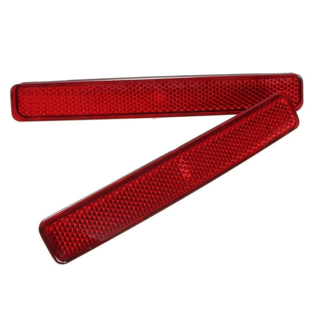 Pair of Red Lens Rear Bumper Reflectors for Transporter T5 (2003–2011)