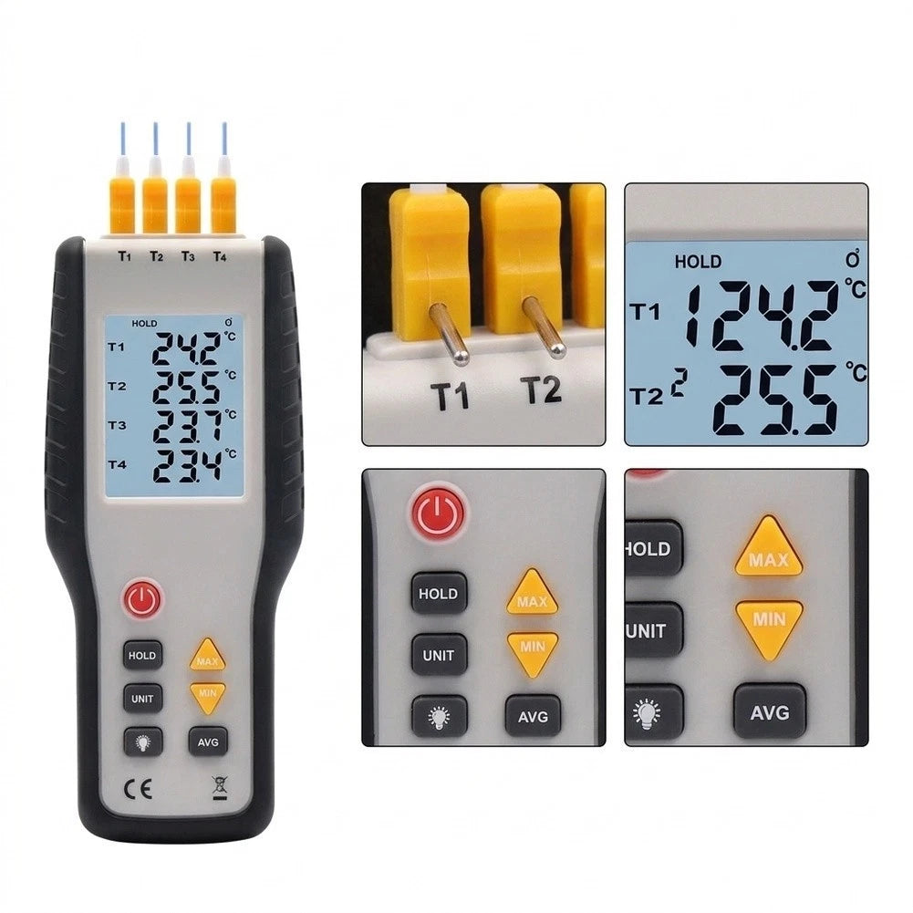 Digital Handheld Thermometer HT-9815 for Metalworking
