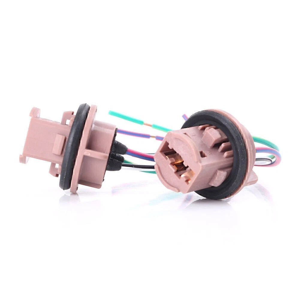 2X LED Bulb Brake Signal Light Wiring Harness Socket for Corner Blinker Parking