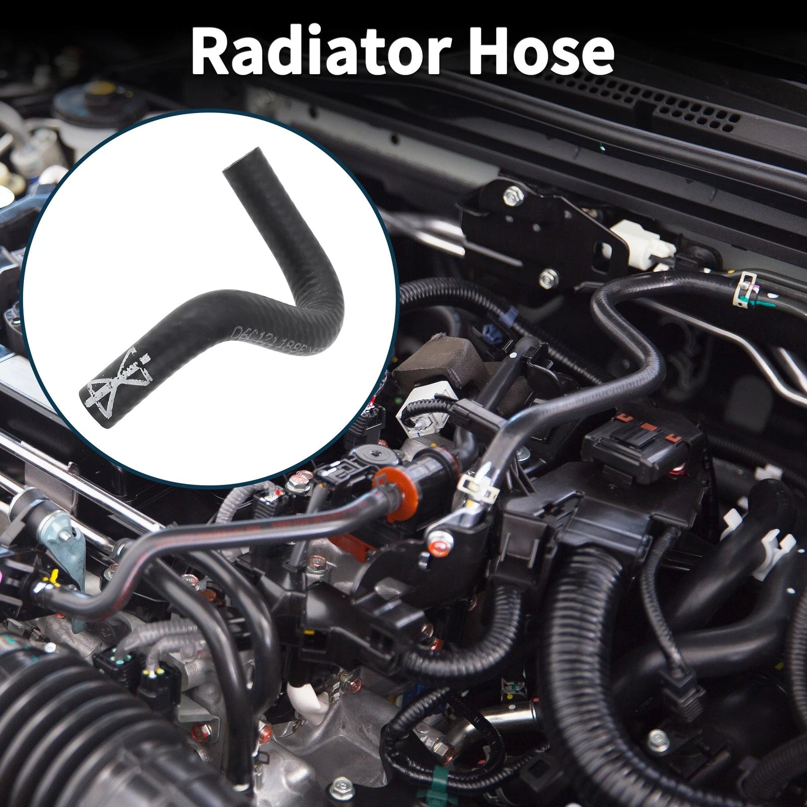 Radiator Hose Coolant Pipe OEM Replacement for Audi A6L C6 3.0T (2011–2018)