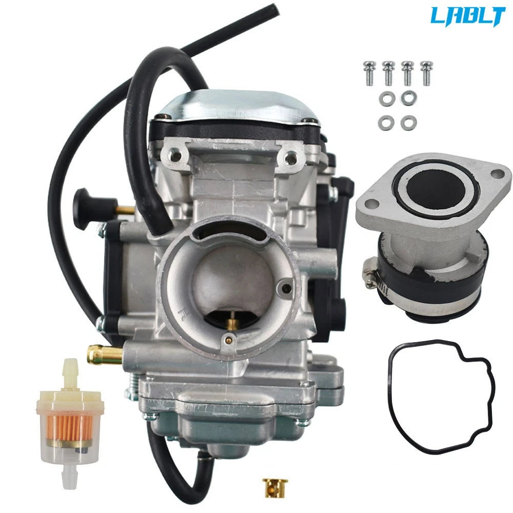 LABLT Carburetor & Manifold for Yamaha Bear Tracker 250 (1999–2004)