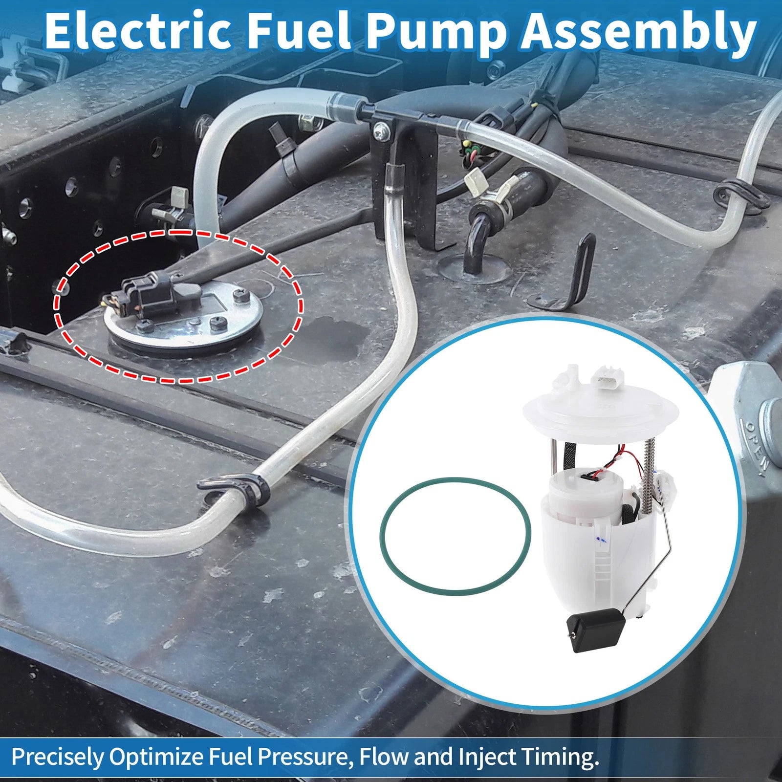 Electric Fuel Pump Assembly Replacement for Dodge Journey 2009–2019