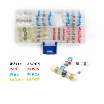 100PCS Butt Wire Connectors for Heat Shrink Solder Seal Waterproof Terminal Kit