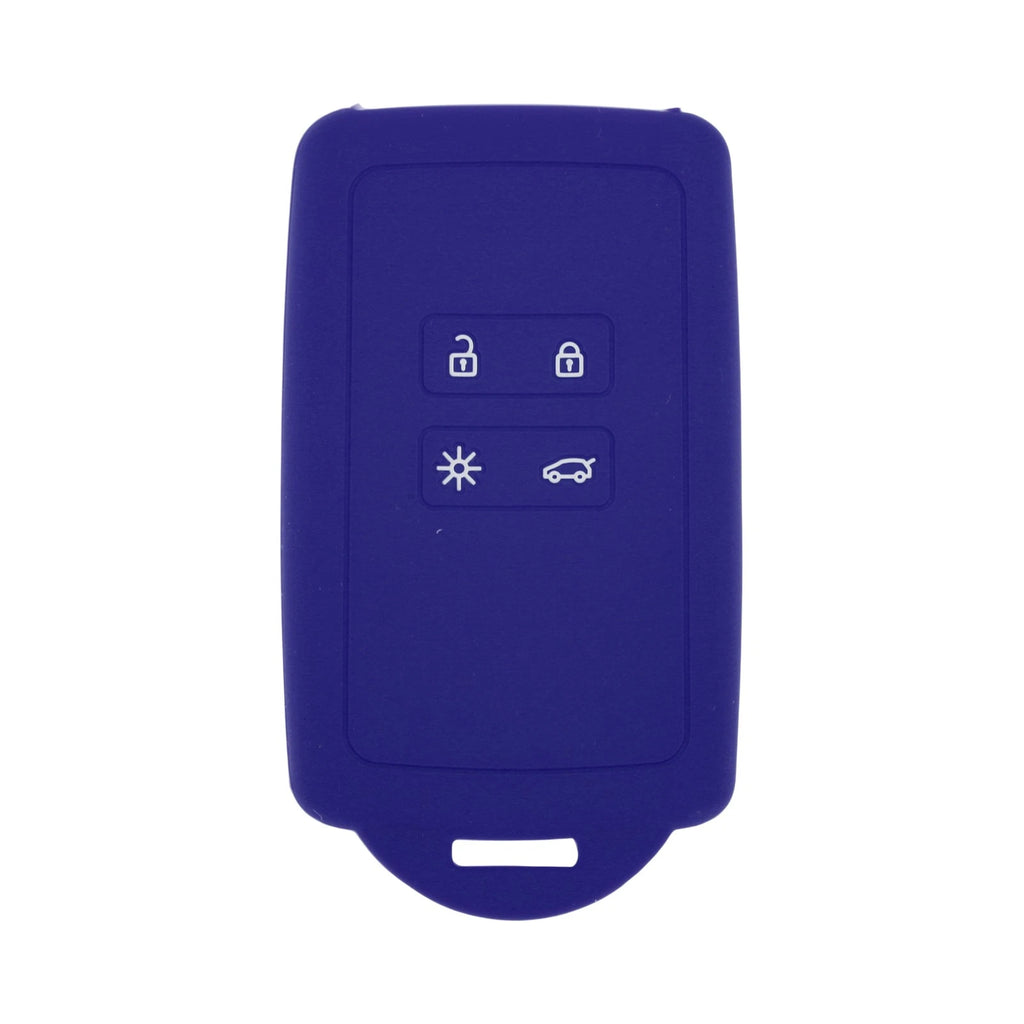 Blue TPU Car Key Case for Renault Clio (2012–2019)