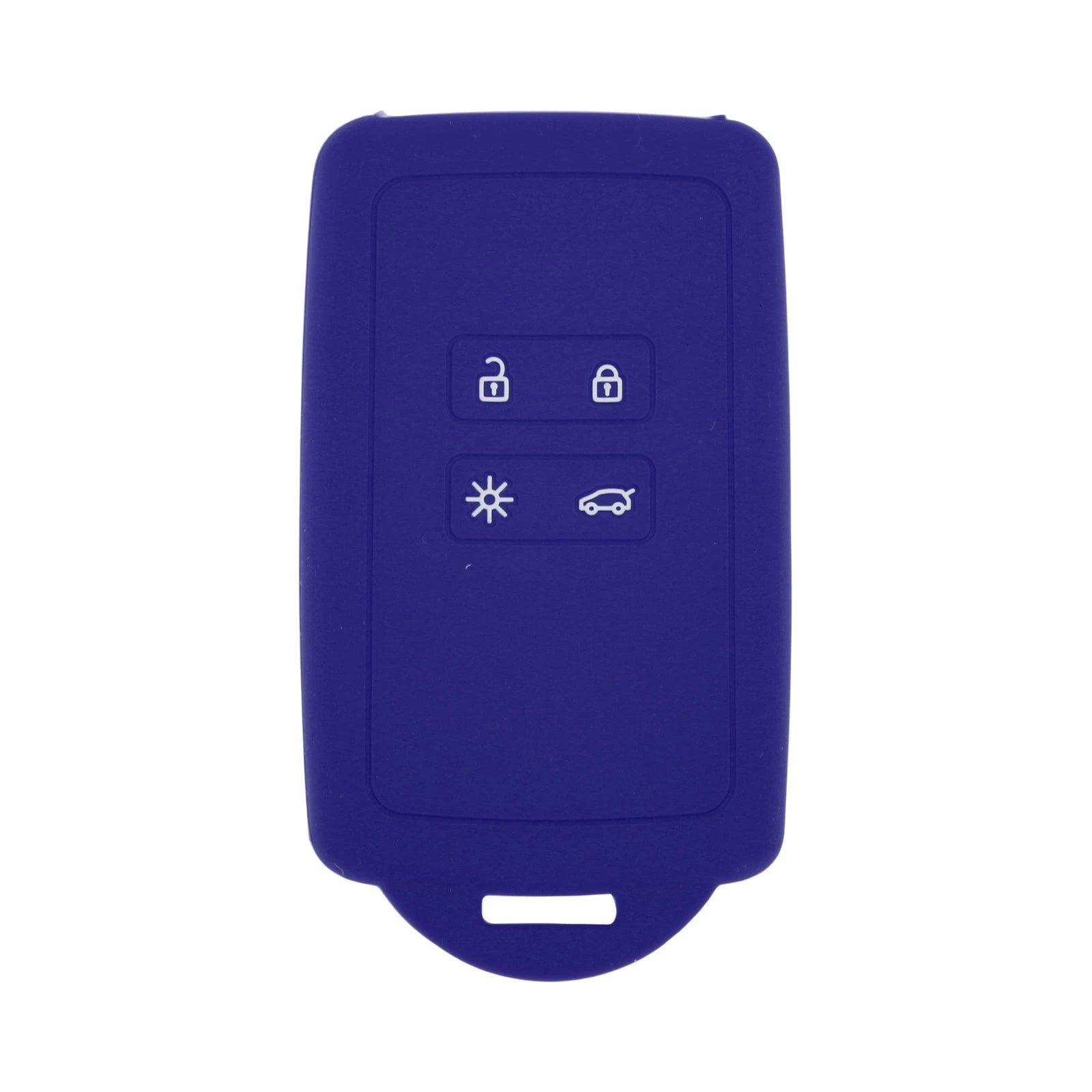 Blue TPU Car Key Case for Renault Clio (2012–2019)