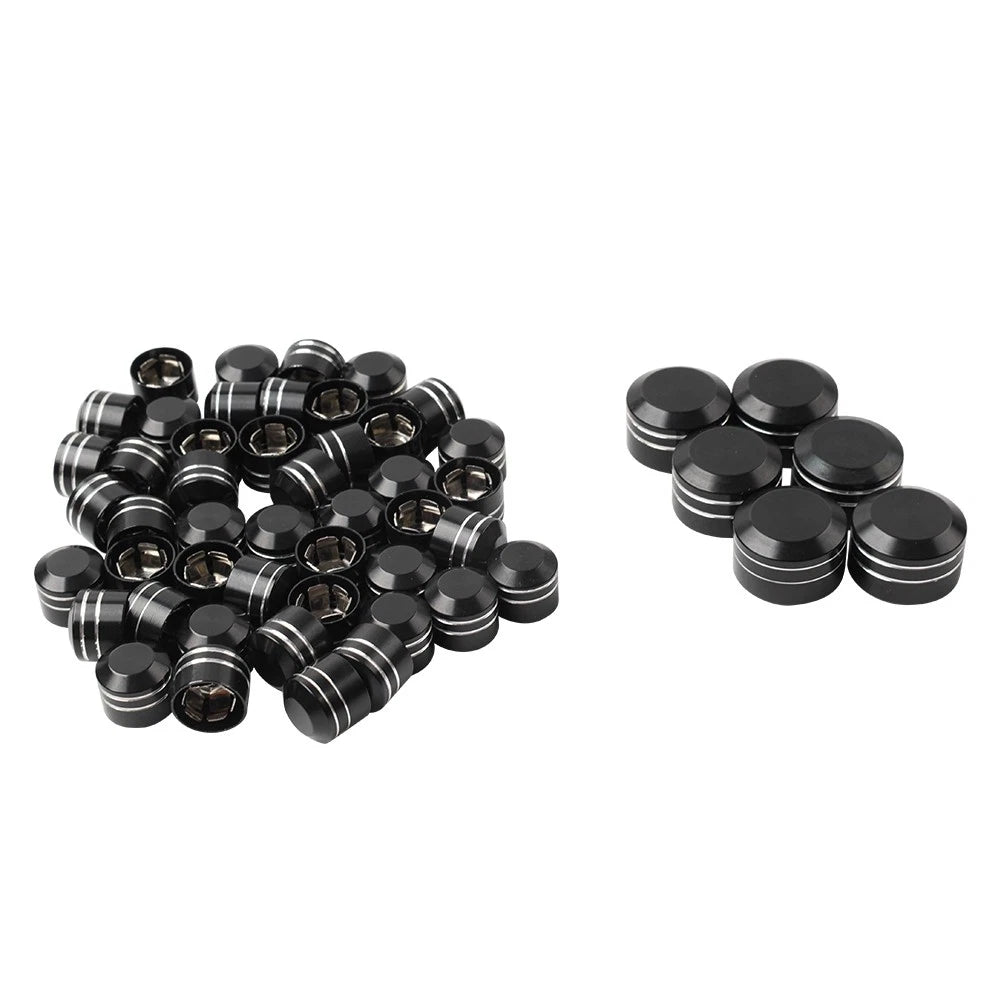 52X Engine Topper Bolts Cover Screw Cap for Harley Twin Cam Dyna (2000–2017)