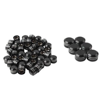 52X Engine Topper Bolts Cover Screw Cap for Harley Twin Cam Dyna (2000–2017)