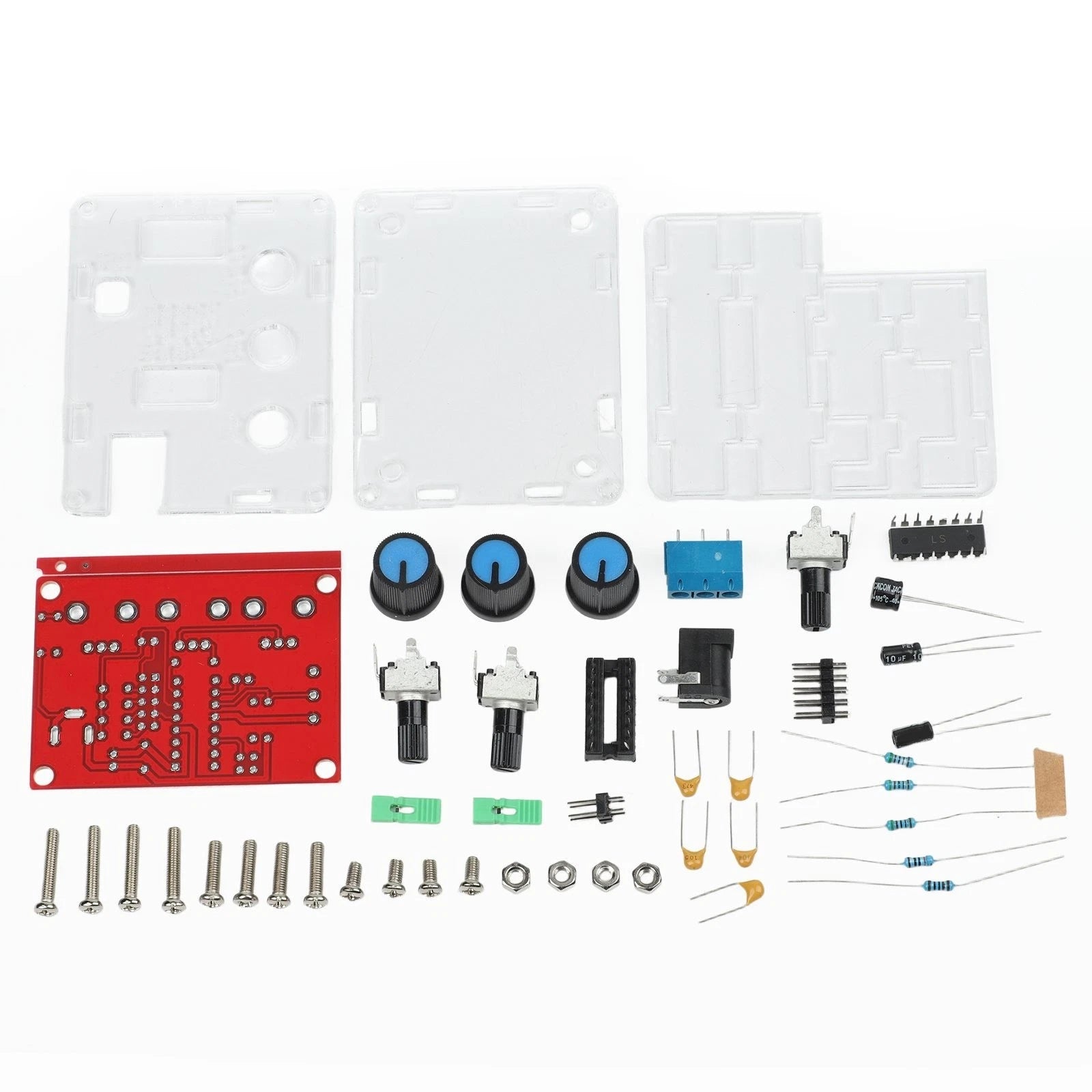 Adjustable Frequency Signal Generator Kit 1Hz to 1MHz Sine Triangle Square Wave