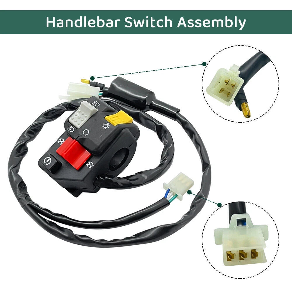 Handlebar Switch Start Stop Light for Honda TRX125 FourTrax 125 (1985–1987) 35200-HC3-003