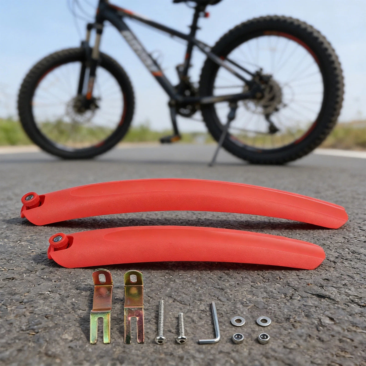 Detachable Colorful Mudguard for Folding Bikes (14/16/20 Inch)