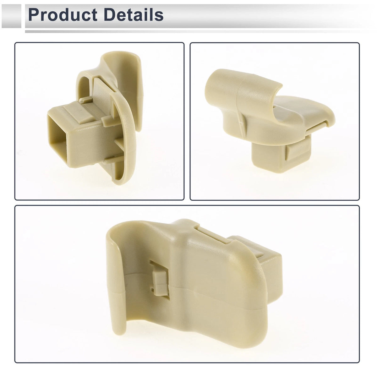 Sun Visor Holder Clip for Mazda 3 5 6 CX-7 CX-9 RX-8 MPV (No.LC6269261B7) Beige