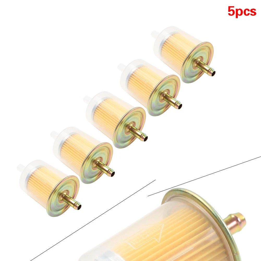 5 Pcs Inline Gas Fuel Filter for Motorcycle (Industrial)