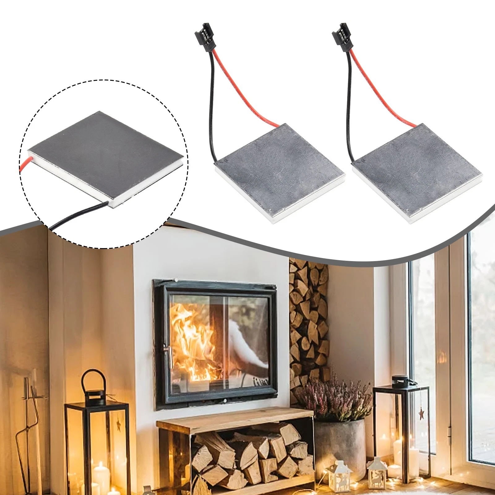 40mm Fireplace Fan Motor Replacement for Easy Installation