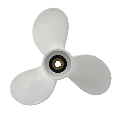 7.5" Diameter 8 Pitch RH Aluminum Propeller for Outboard (4HP 6HP)