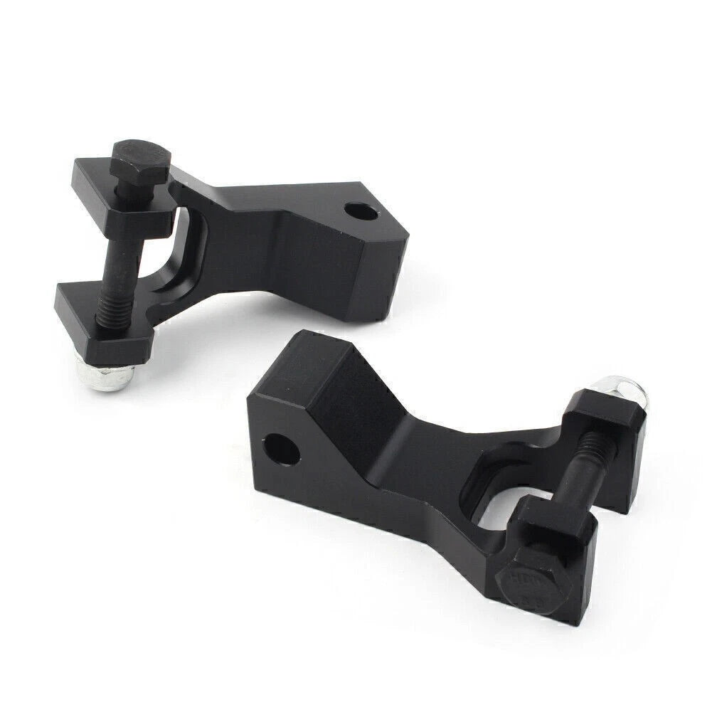 2X Front Lowering Kit Aluminum Black for Yamaha Raptor 700 350 660 700R (2001–2023)