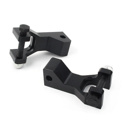 2X Front Lowering Kit Aluminum Black for Yamaha Raptor 700 350 660 700R (2001–2023)