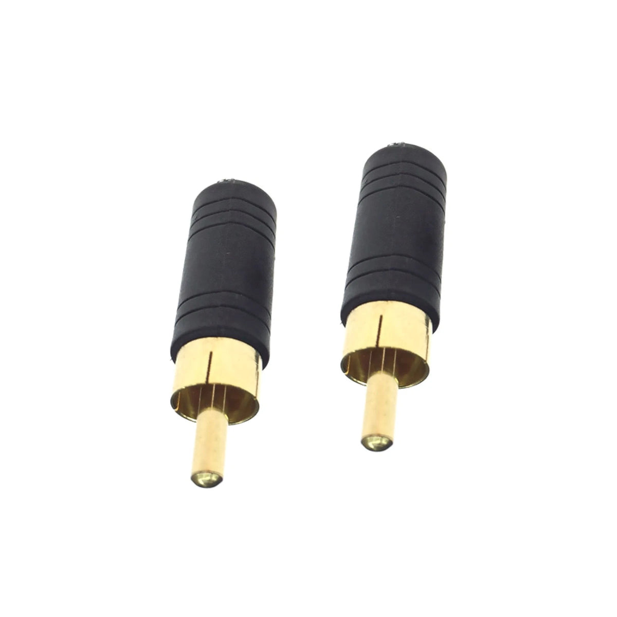 2X RCA M Plug to 3.5mm Mono F Jack Audio Adapter Cable Connector