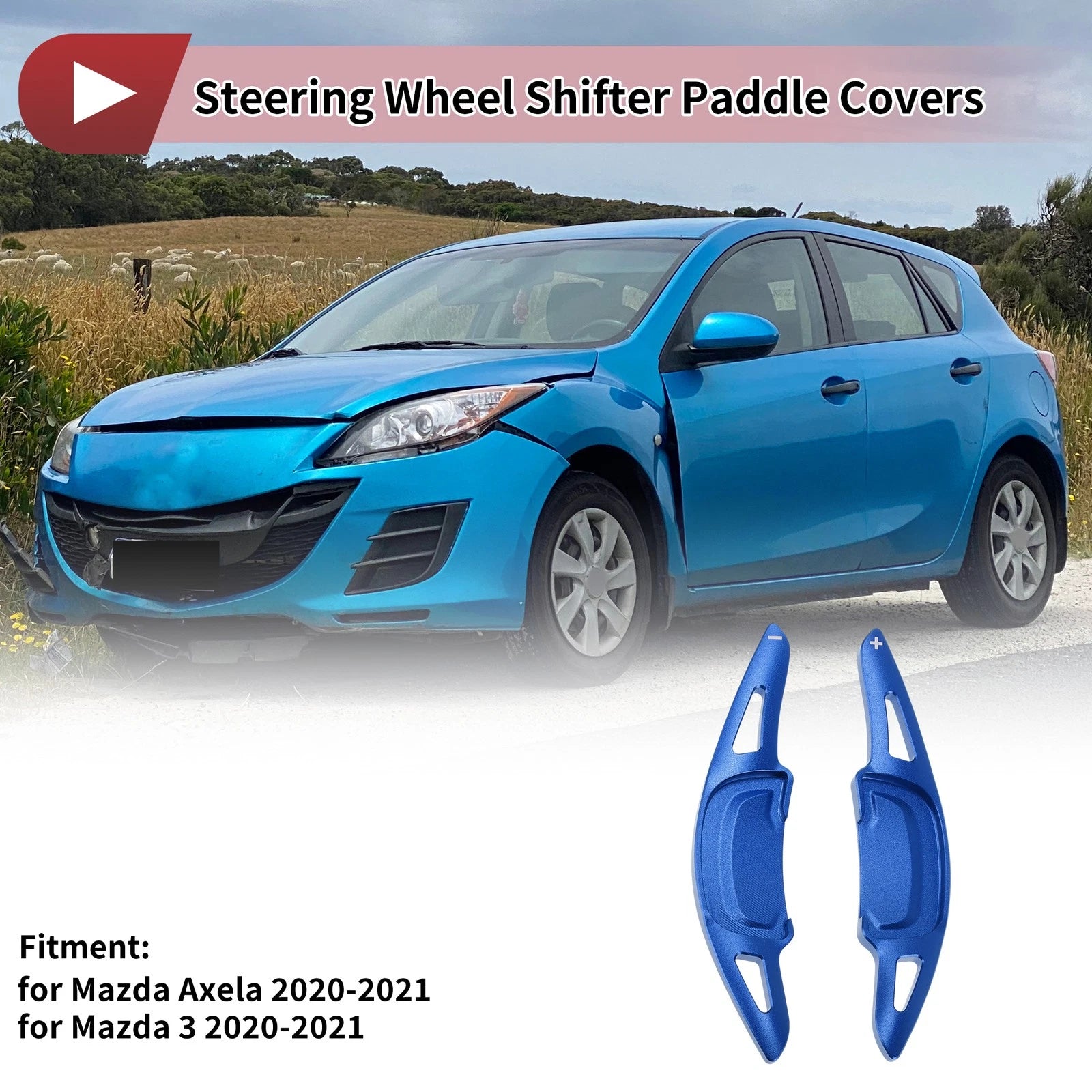 Steering Wheel Paddle Shifters Replacement for Mazda Axela (2020–2021)