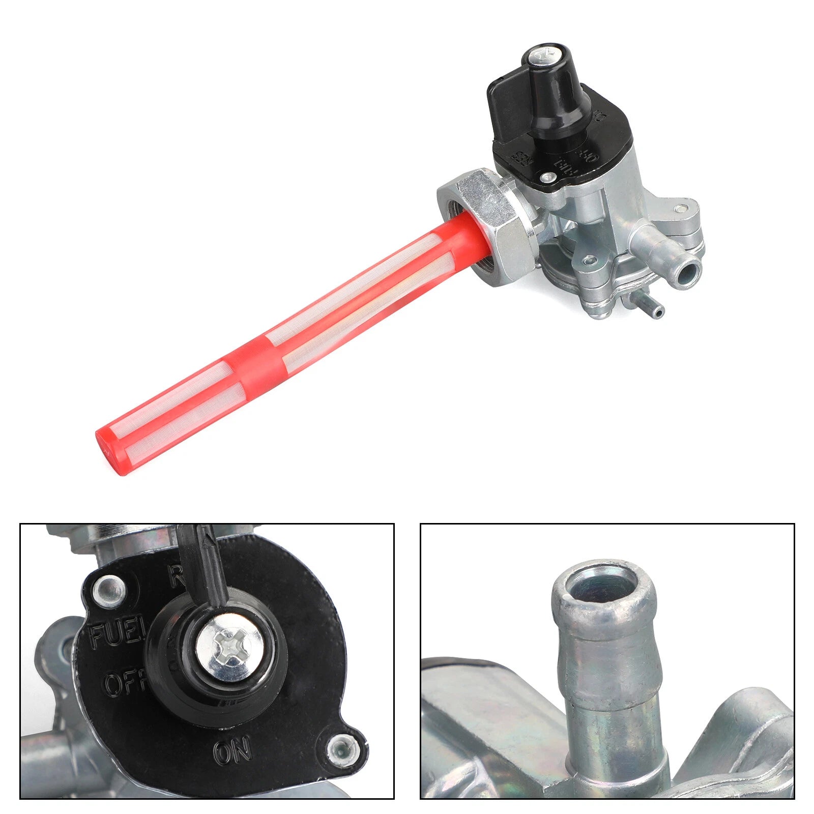 Fuel Vacuum Petcock for Honda VTX1300C VTX1300R VTX1300S VTX1300T (2003–2009) 16950-MEM-674