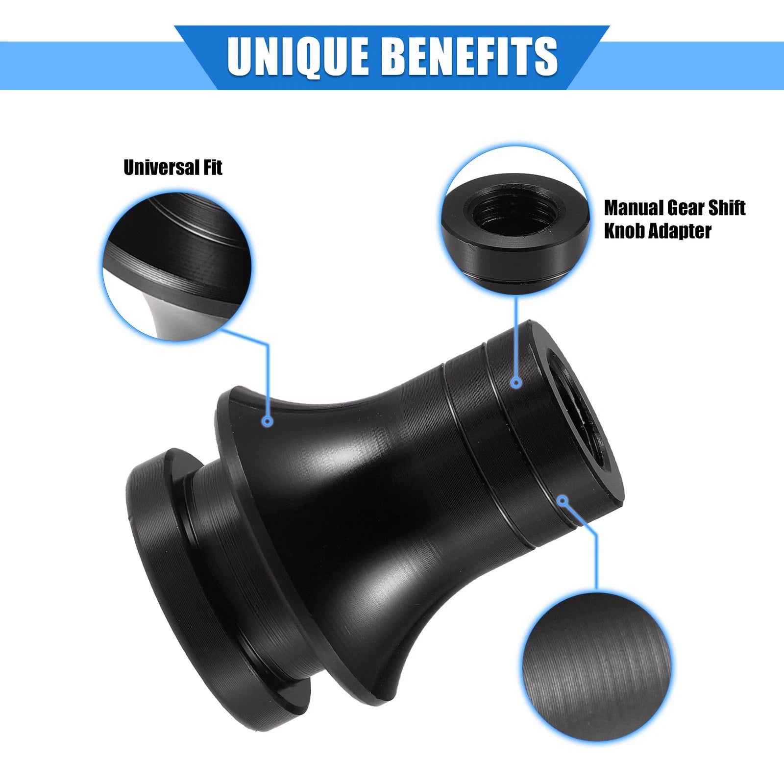 M12x1.25 Gear Shift Knob Adapter Retainer for Universal Applications