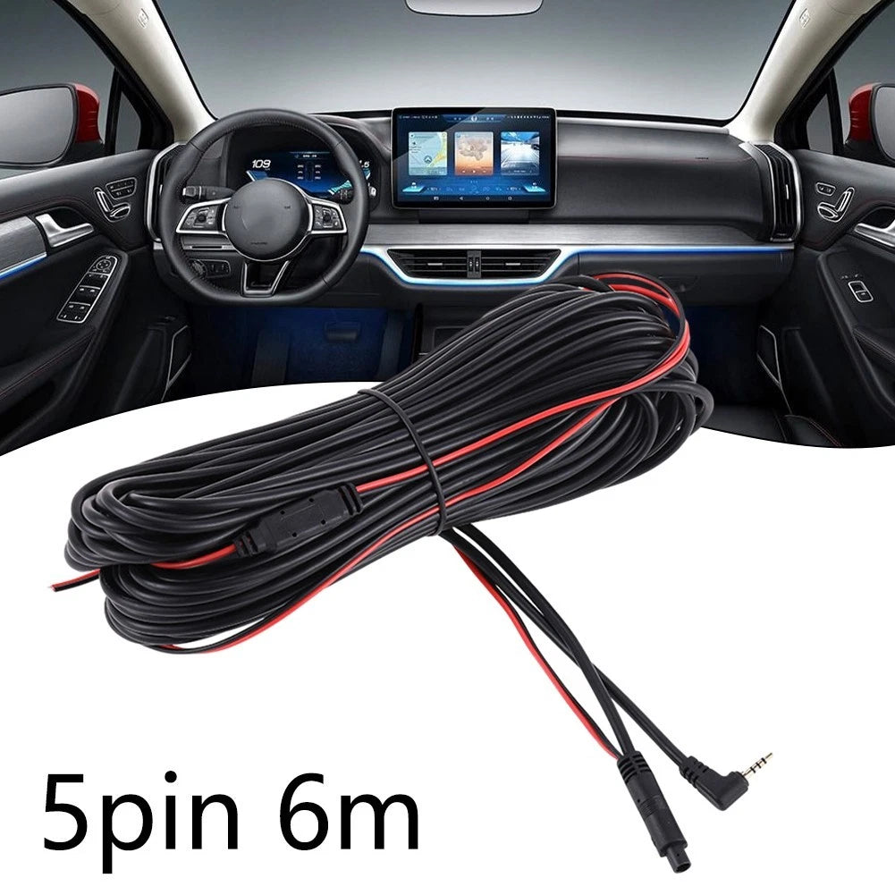6m Rear View Camera Extension Cable for Car (Thermoplastic Coating)