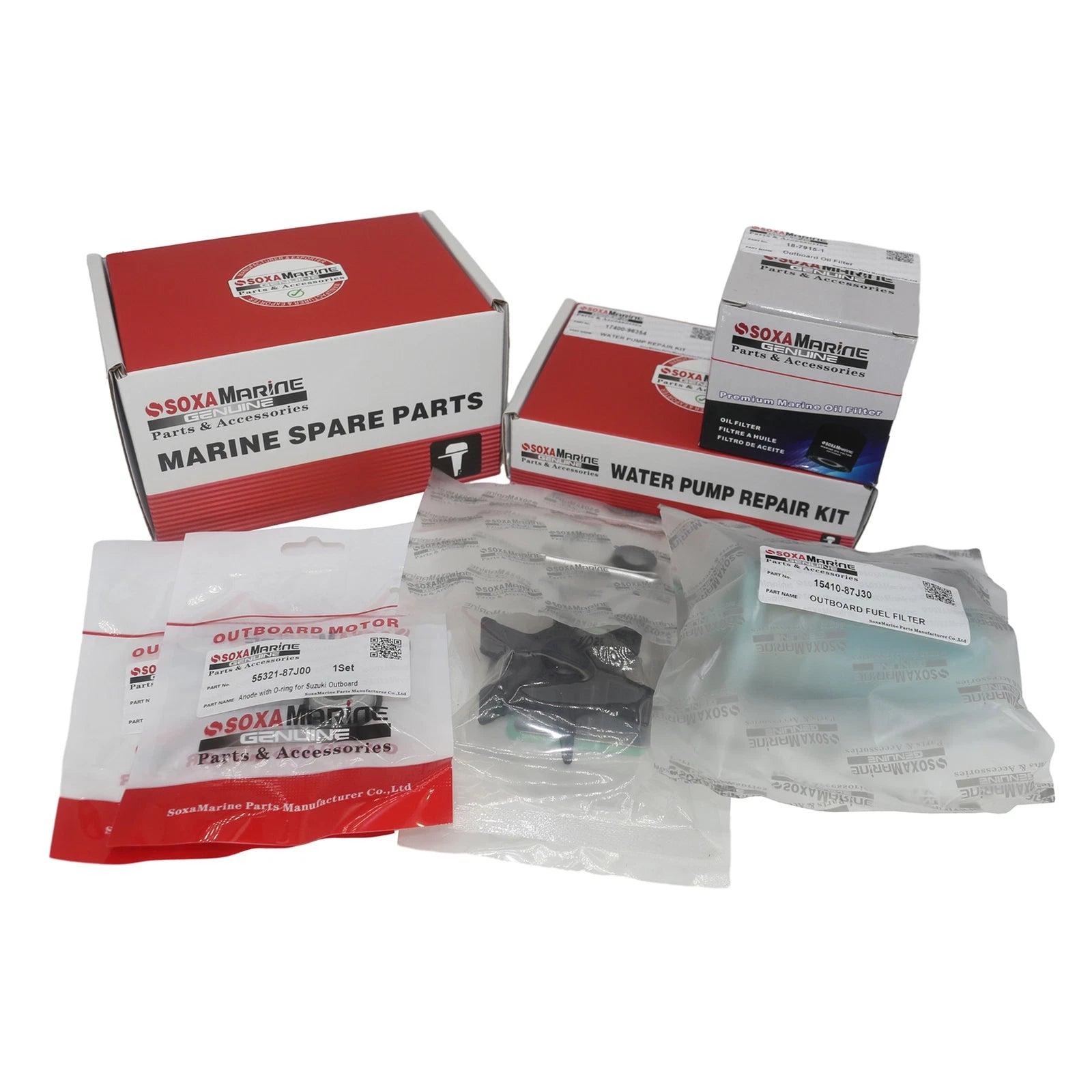 Maintenance Repair Kit for Suzuki DF 40 50 HP Outboard Motor (17400-87822, 17400-87820)