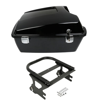 Chopped Trunk Two Up Mount Rack for Harley Touring Road King (1997–2008)