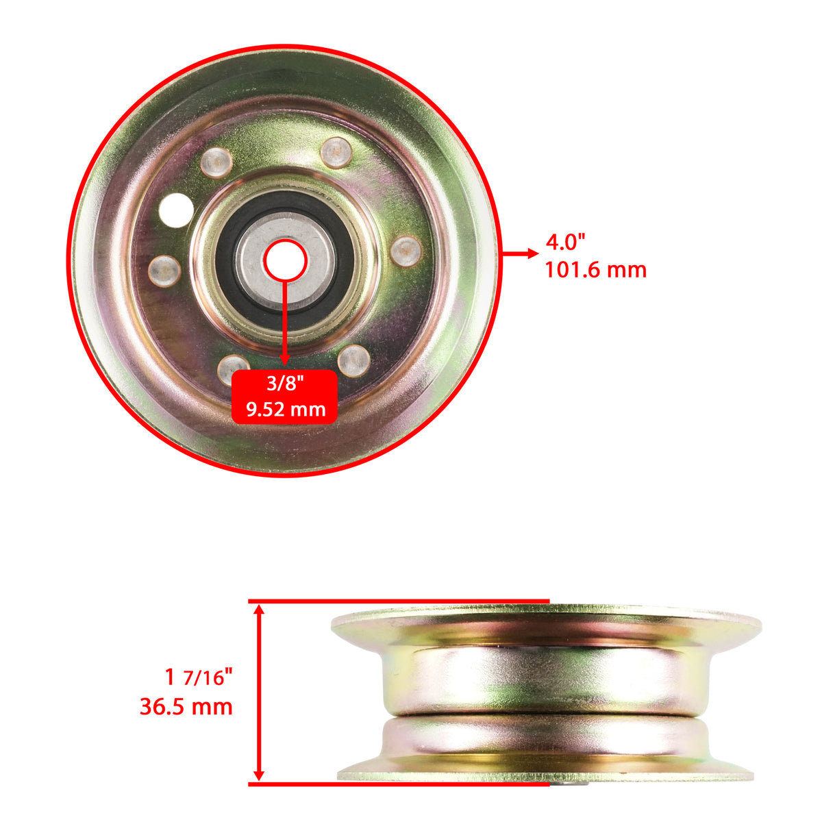 Deck Spindle Blade Pulley Belt Rebuild Kit for Craftsman GTH2548 (2007–2018)