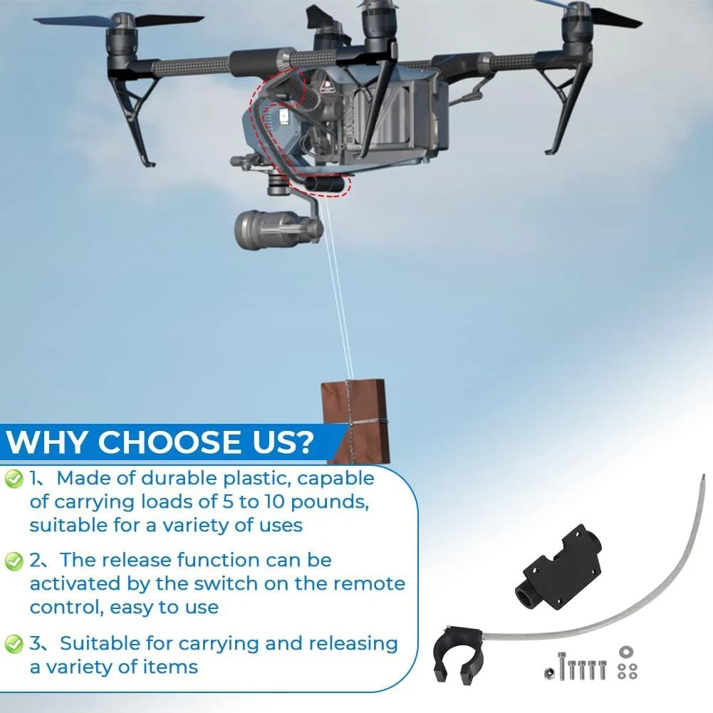Payload Release Kit for DJI Inspire 2 Drones (2016–Present)