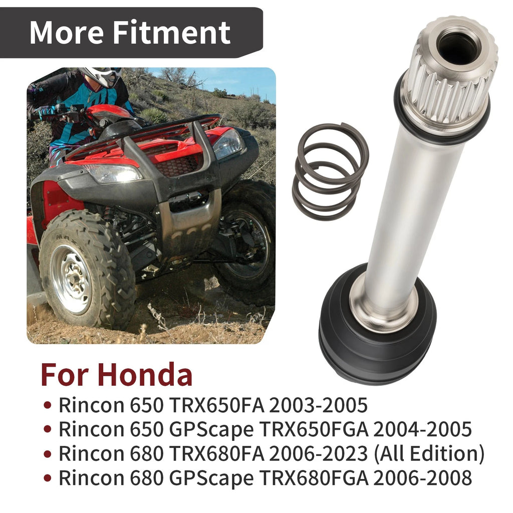 Rear Propeller Shaft for Honda Rincon 650 680 TRX 650 680 (2003–2023) 40200-HN8-000