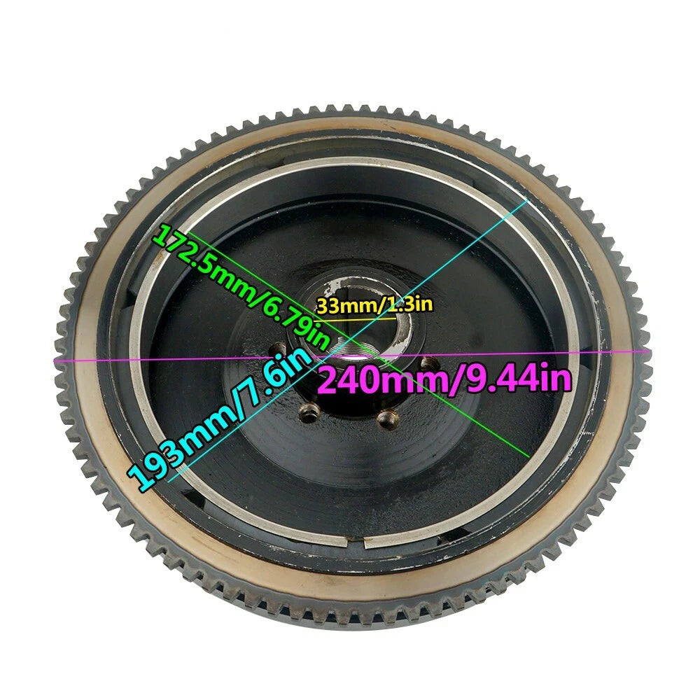 Flywheel 859234T24 for Mercury Outboard 30-60HP (2T, 3 Cylinder)