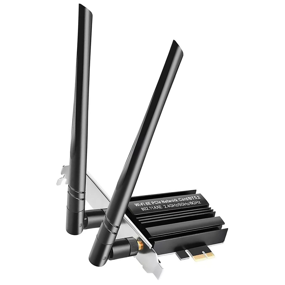 PCI-E WiFi Gaming Adapter for Desktop PC (Intel PCIe, Bluetooth 5.2)