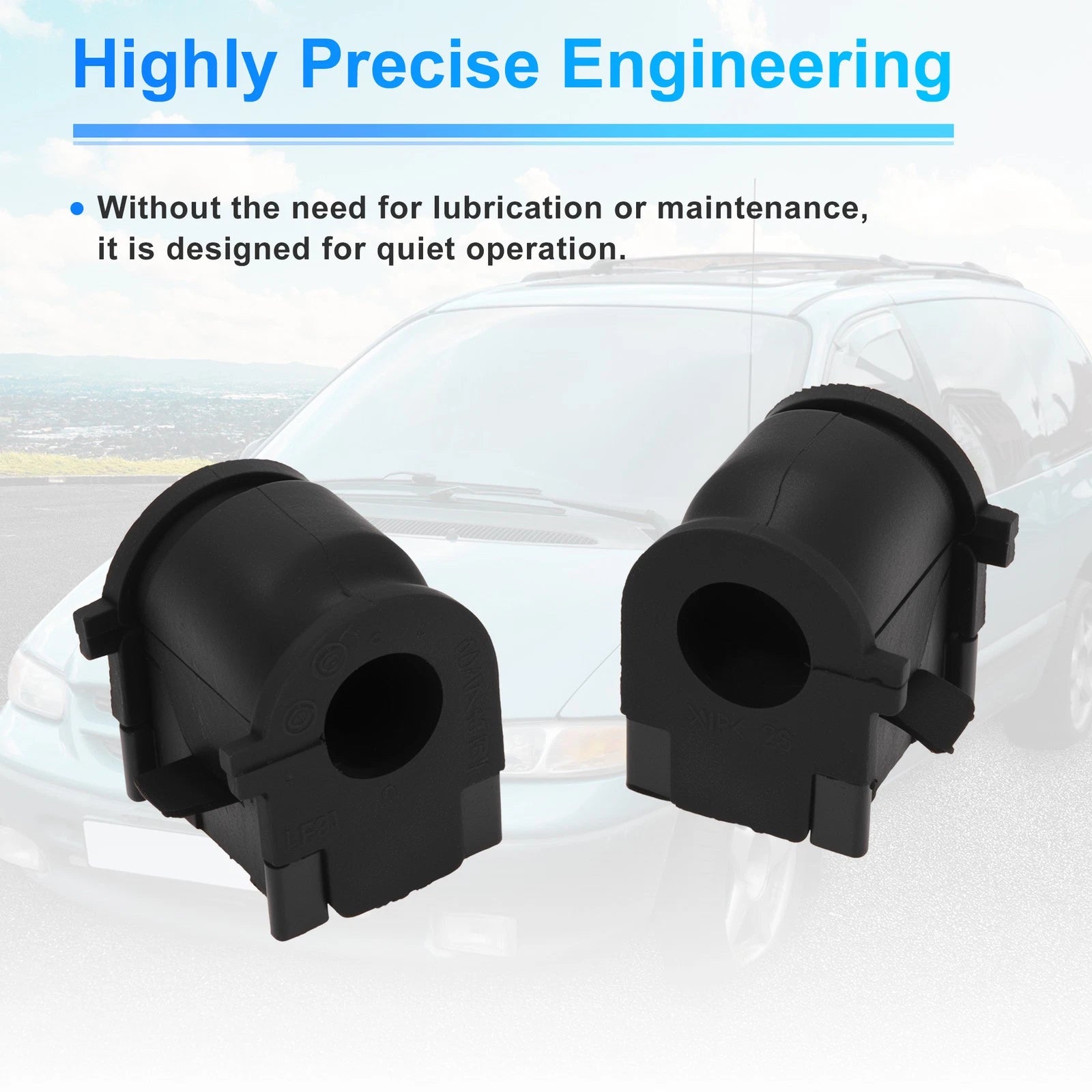 2X Front Side Stabilizer Sway Bar Bushing Kit for Mazda 6 (2009–2013) K201534