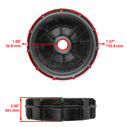 Rear Brake Drum Replacement for Honda TRX500 Foreman 500 4x4 (2014–2019)