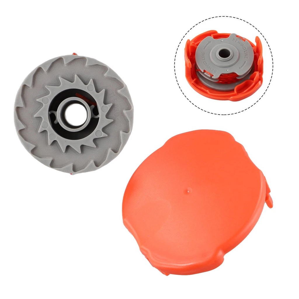 Double Autofeed Spool & Line & Cap Cover for Flymo Trimmers (FLY021, FLY060)