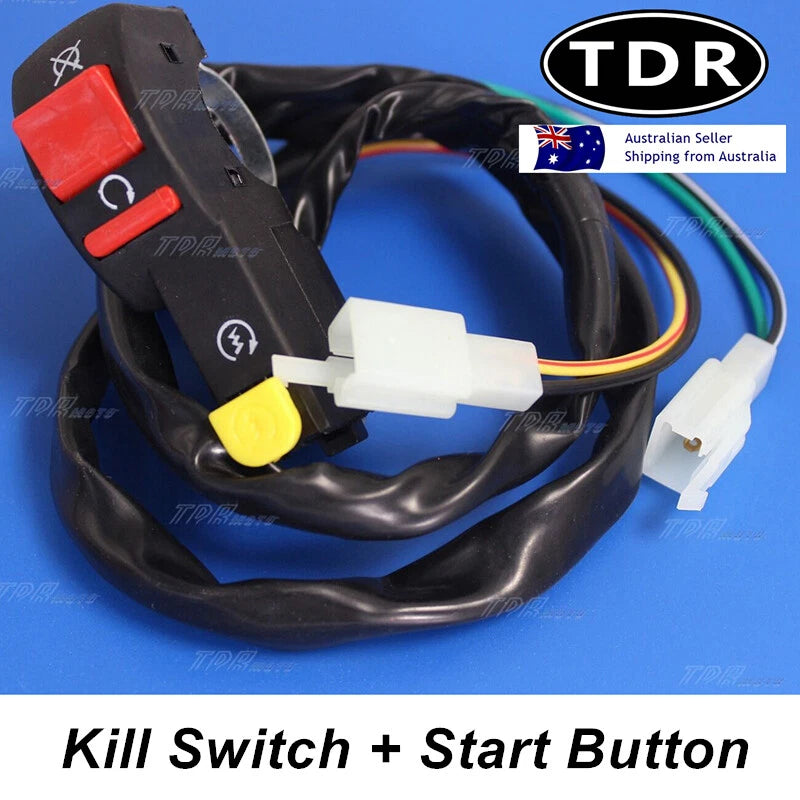Kill Switch + Start Button for 50cc 110cc 125cc 150cc PIT Quad ATV