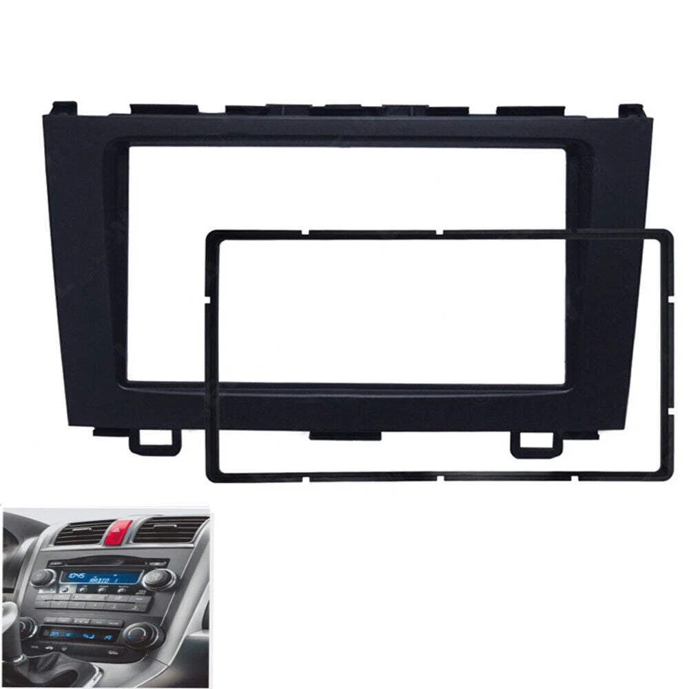 2X Car Stereo Radio Fascia Dash Panel for Honda CR-V (2007–2011)