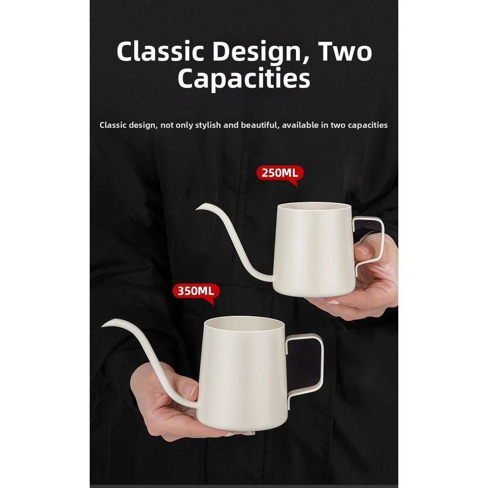 Long Spout Coffee Kettle for Home (304 Stainless Steel)