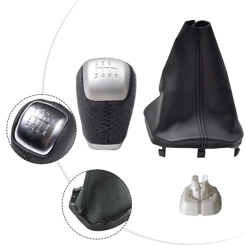 Smooth Finish Leather Gear Shift Knob Fit for All For Range For Rover Evoques